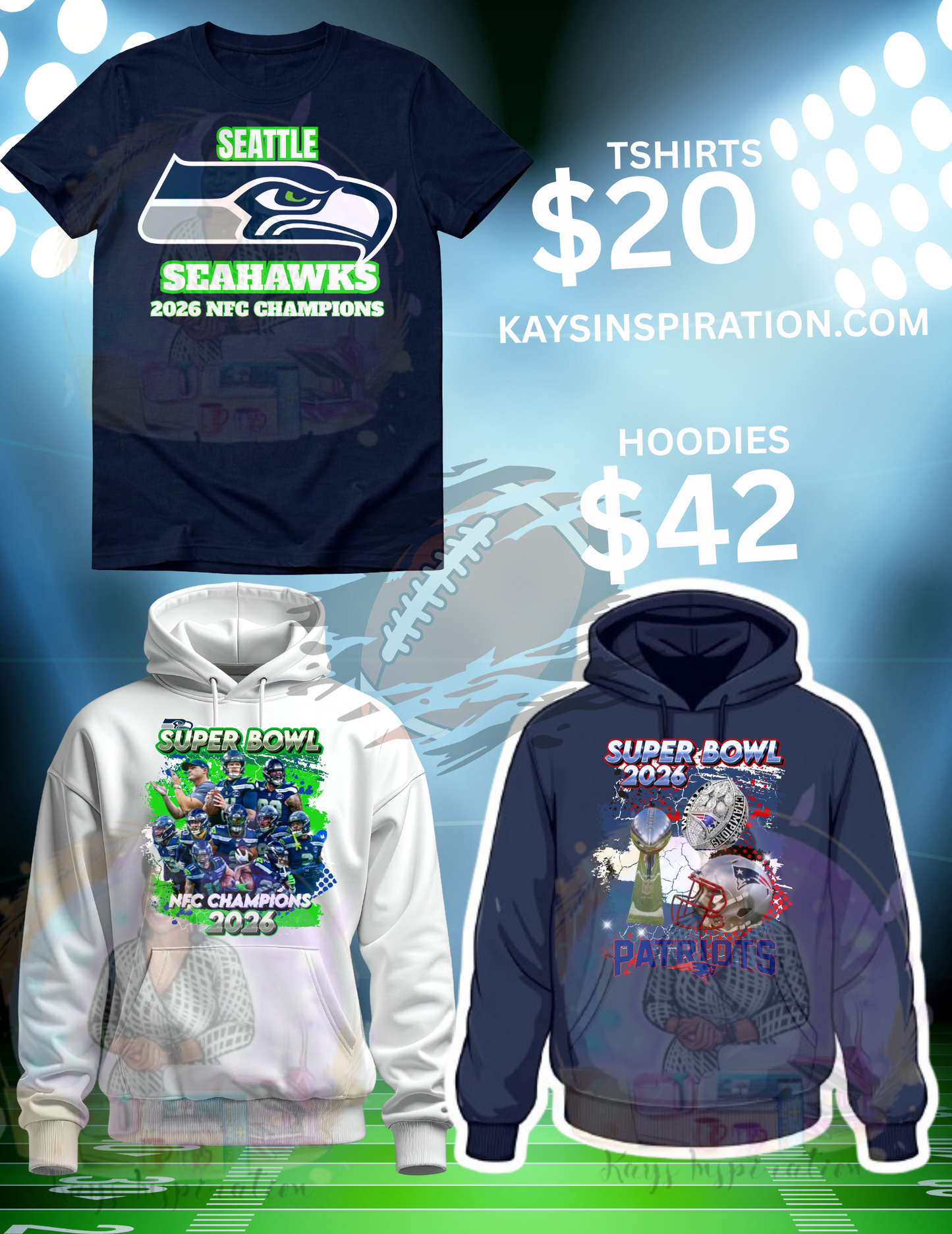 SUPER BOWL TSHIRTS