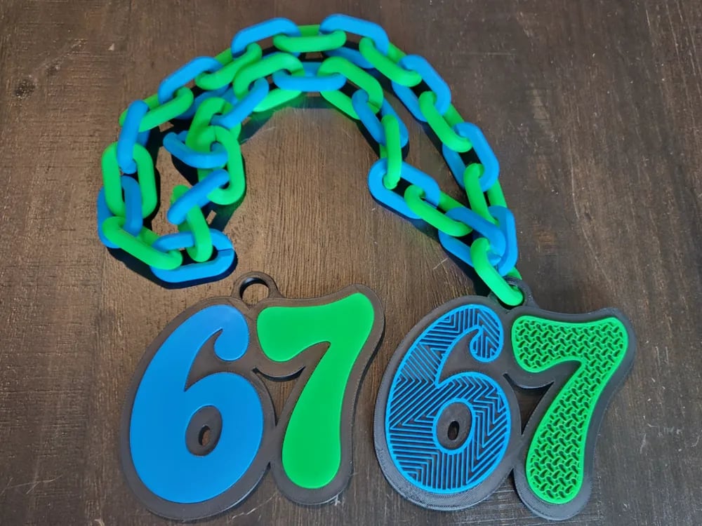 67 link necklace