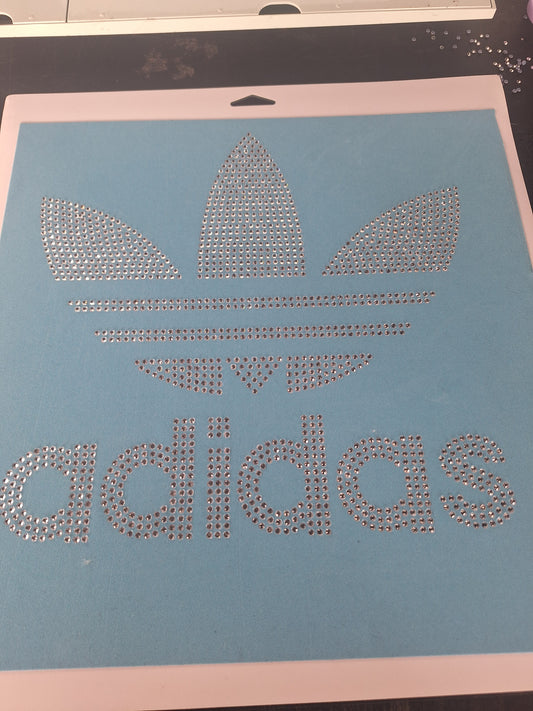 Rhinestone cutout template