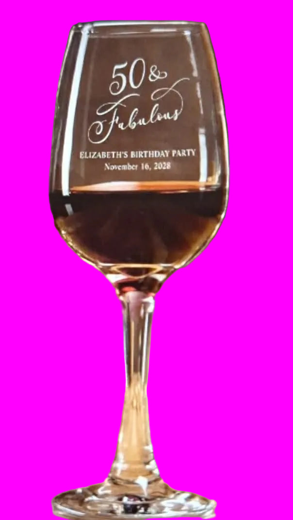 Custom Wine Glasses