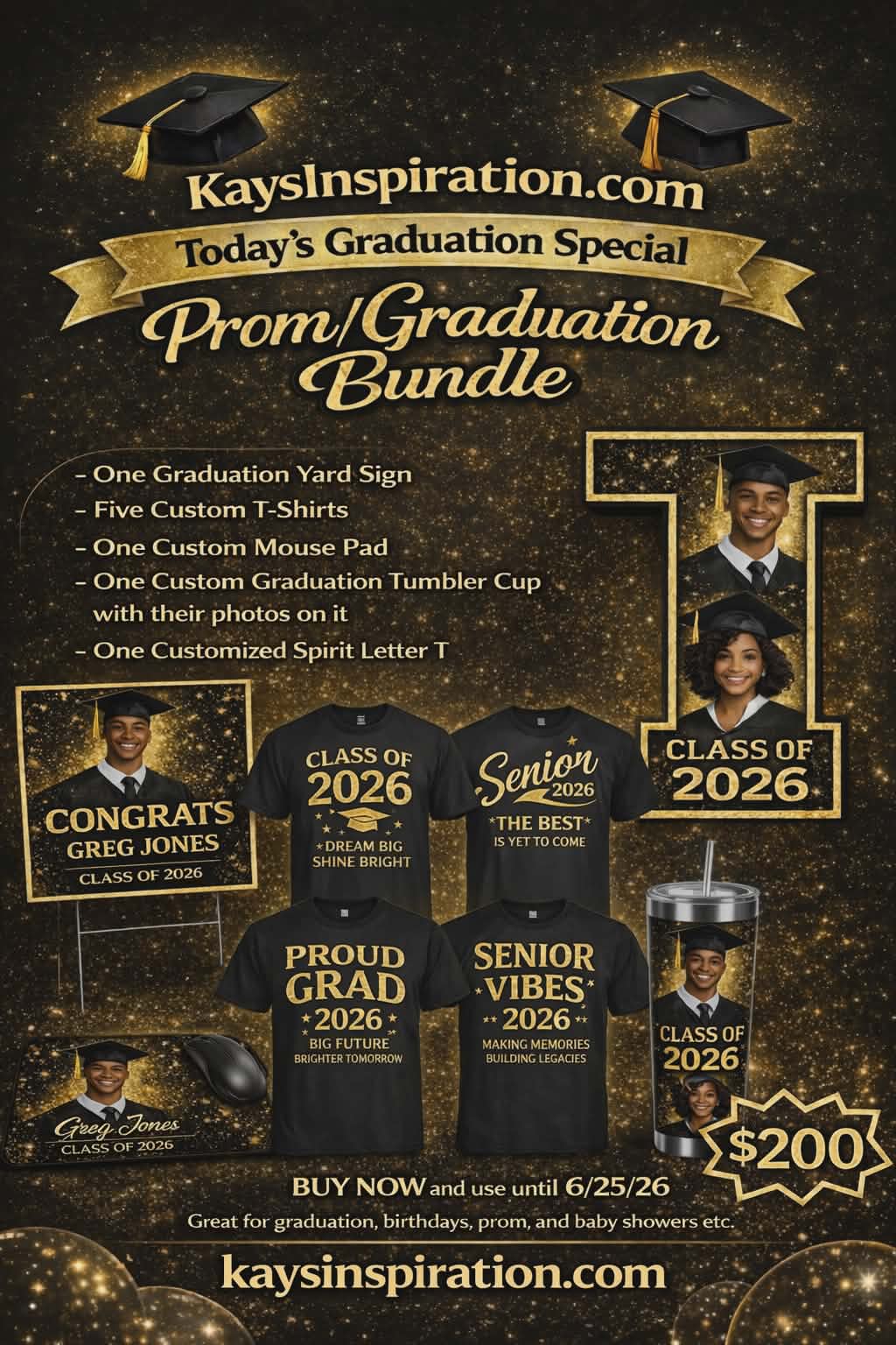 Graduation bundle for 2/25/26