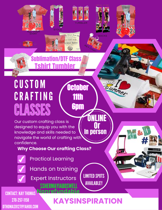 Sublimation/Dtf Class