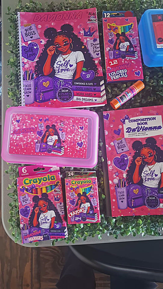 Custom school supplies